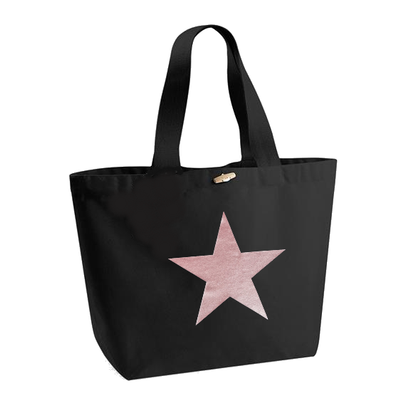 Rose Gold Star Design Marina Bags